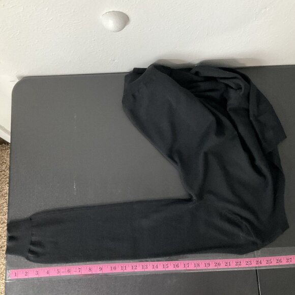 Calvin Klein Sweater‎ Women Sz M Black Sequin Wool Blend Round Neckline Pullover - Picture 5 of 8